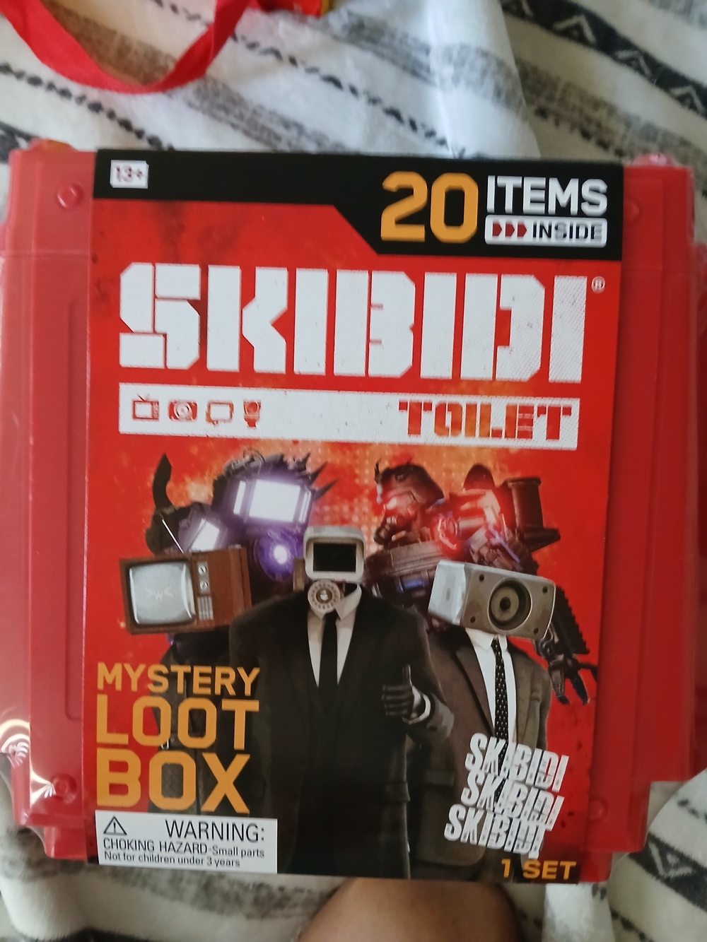 Toilet Mystery Loot Box - Red